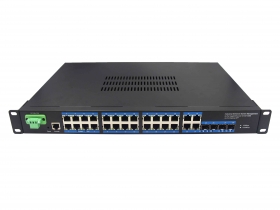 管理型千兆 4光24-M 電工業(yè)級(jí)交換機(jī) 管理型千兆 4光24-M 電工業(yè)級(jí)交換機(jī)