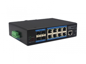 管理型千兆 4光8電工業(yè)級(jí)交換機(jī) 管理型千兆 4光8電工業(yè)級(jí)交換機(jī)