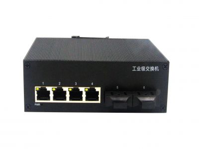 百兆2光4電工業(yè)級以太網交換機