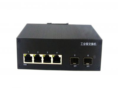 千兆2光4電工業(yè)級以太網交換機